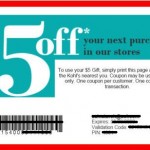 Kolhs Sample Coupon