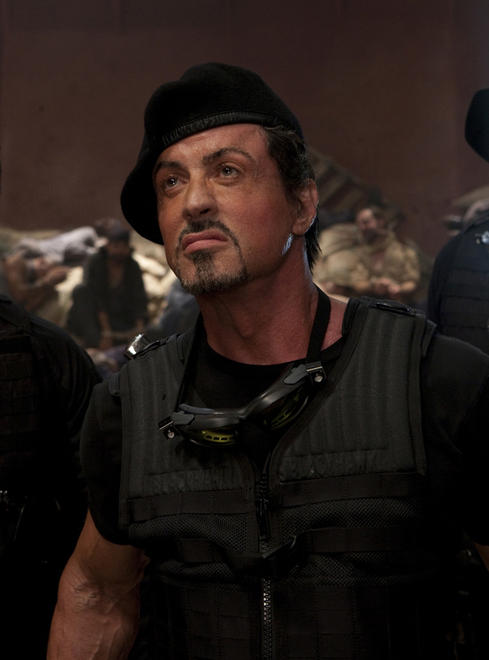 sylvester stallone expendables. SYLVESTER STALLONE Age: 64